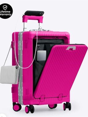 NOBL Travel Carry-On: All-in-one in Hot Pink - BRAND NEW, NEVER USED
